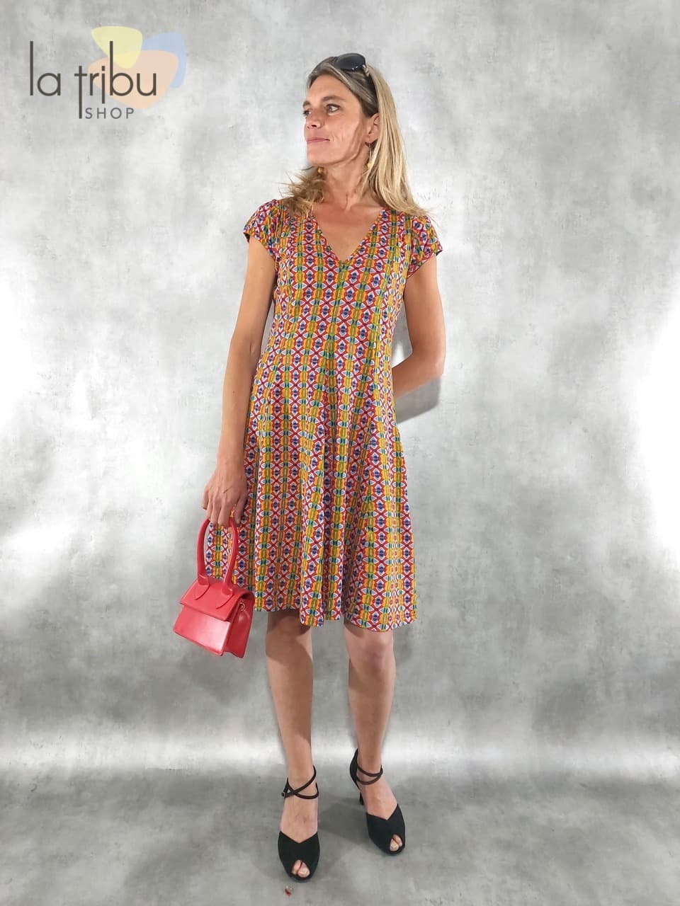 Robe Kali-Yog Coti (Crazy yellow) - Small