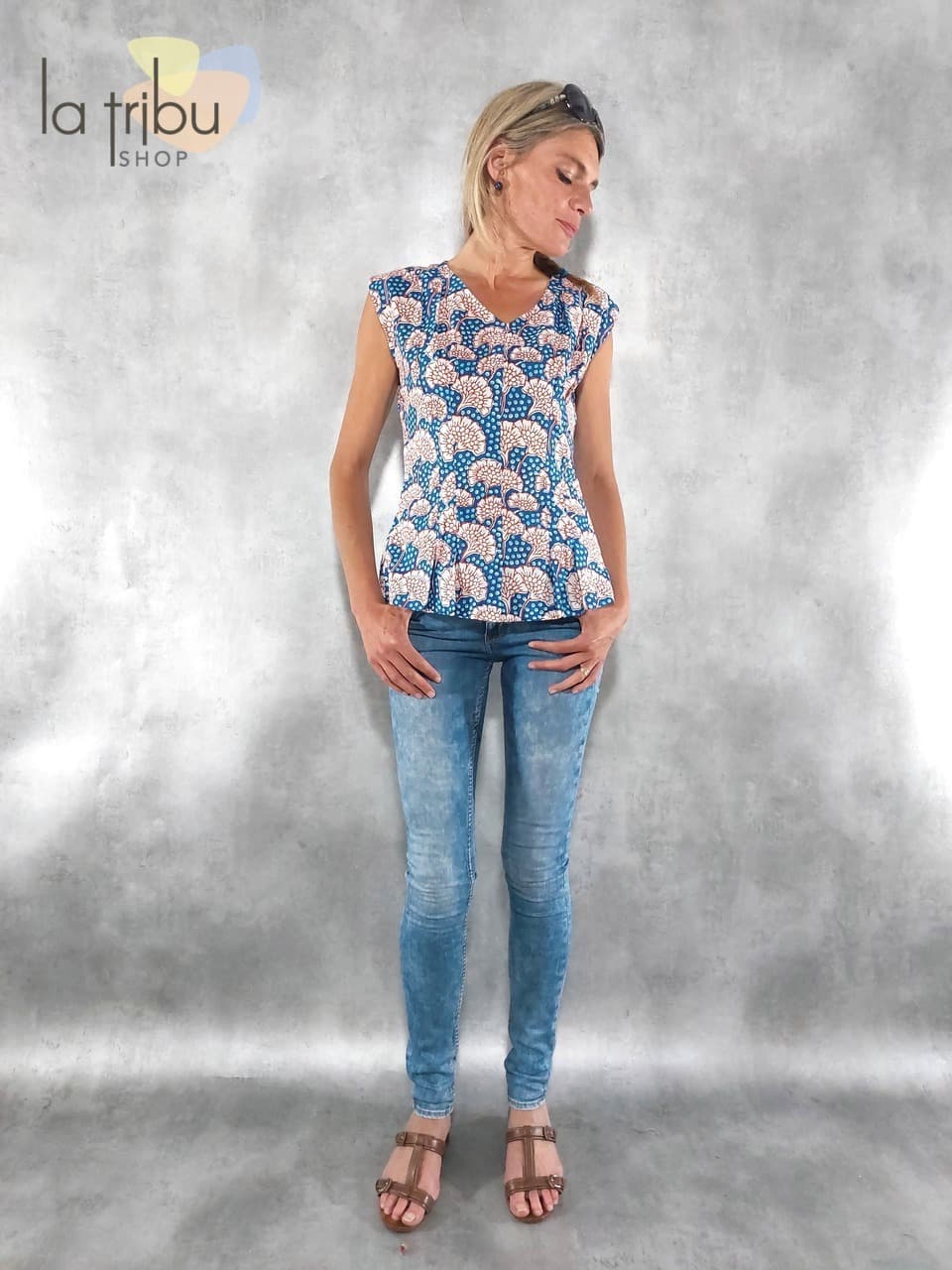 Top Kali-Yog Sushi (Gobi blue) - Extra-large