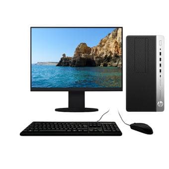 Ordinateur de bureau HP 600 G4 MT i5-8400 4GHz 32Go 240Go SSD Wifi W11 et Ecran 20