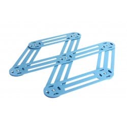 Dessous de Plat Rétro Métal (6 coloris disponibles) Bleu