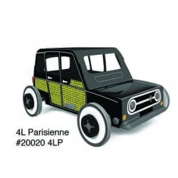 Voiture Solaire en Carton (pompiers, police, la poste, taxi...) - Litogami Parisienne