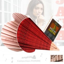 Enceinte en Carton pour Tel Portable (11 modèles disponibles) Eventail