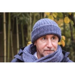 Bonnet Bleu (Issu De Chaussettes Recyclées!)