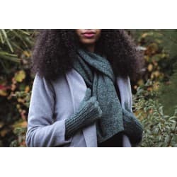 Echarpe Verte (Issue De Chaussettes Recyclées!)