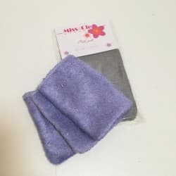 Petits gants de toilette pour enfants violet