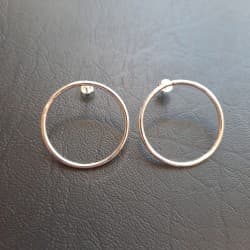 Boucles d'oreilles "Luachea" Argent