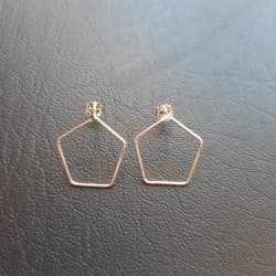 Boucles d'oreilles "Gokakukei" Argent