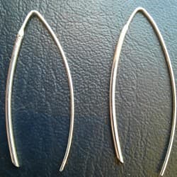 Boucles d'oreilles "Oja" Argent (3 tailles disponibles) Petite
