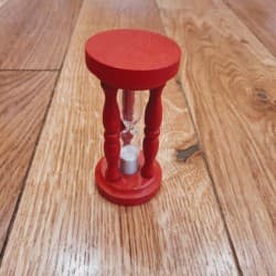 Sablier Vintage en Bois (5 coloris disponibles) Bleu