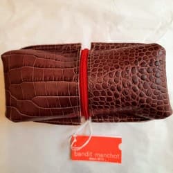 Trousse à maquillage taille S - Upcyclée (5 Coloris Disponibles) - Bandit Manchot Auburn