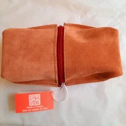 Trousse à maquillage taille S - Upcyclée (5 Coloris Disponibles) - Bandit Manchot Terracotta