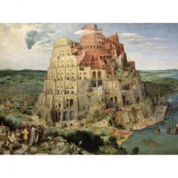 Puzzle Michèle Wilson 250 pièces - La tour de Babel de Pieter Bruegel- Découpé à la Main