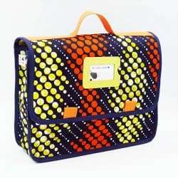 Cartable en bouteilles recyclées "Wax vitaminé"