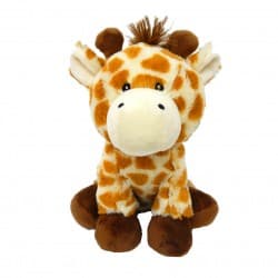 Peluche-bouillotte aux grains de blé et lavande - Girafe