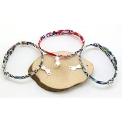 Bracelet liberty - Chat en argent - Au royaume des filles