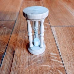 Sablier Vintage en Bois (5 coloris disponibles) Bois naturel