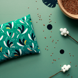 Petite Bouillotte aux graines de lin - Sarcelle