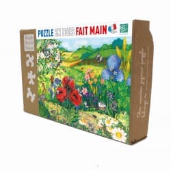 Puzzle Michèle Wilson 50 Pièces "Prairie en fleurs" - Découpé à la Main