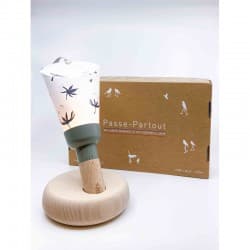 Coffret Lampe-Veilleuse "Fleurs de coton" - Polochon et Cie