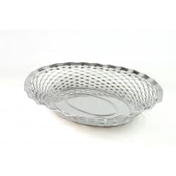 Petite Corbeille à Pain Rétro Métal (6 coloris disponibles) Inox