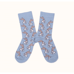 Chaussettes RATP "Serge le lapin" - Bleu - Label Chaussette 36/41
