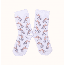 Chaussettes RATP "Serge le lapin" - Blanc - Label Chaussette 36/41