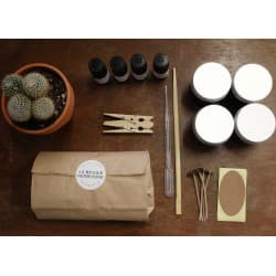 Kit de Bougies à Fabriquer Soi-Même Fleurie