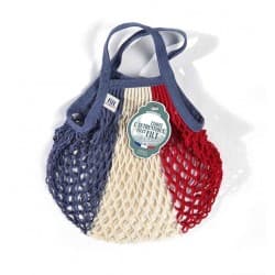 Petit Filet à Provisions (12 coloris disponibles) - Filt Bleu blanc rouge
