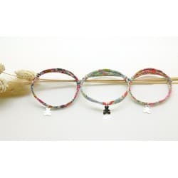Bracelet liberty - Ourson en argent - Au royaume des filles
