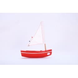 Bateau "Bachi" 17cm - Tirot (6 couleurs disponibles) Rouge