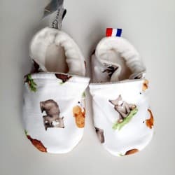Chaussons "Oursons" 21-22 (12 à 18 mois)