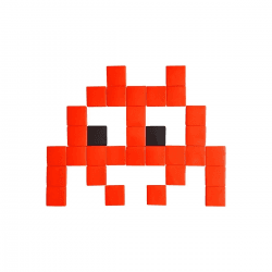Mosaïque intérieur-extérieur INVADER Alien Gaming