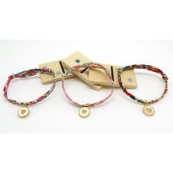 Bracelet liberty - Cœur cerclé - Au royaume des filles
