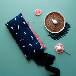 Bouillotte ceinture aux graines de lin - Petites mouettes