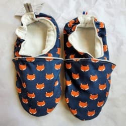 Chaussons adultes "Renards" Bleus 43/44