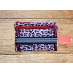 Porte-Monnaie Upcyclé "Triplette" (5 Coloris Disponibles) - Bandit Manchot Coloris 5