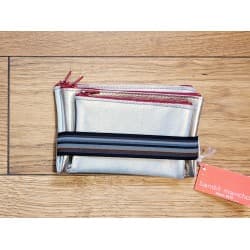 Porte-Monnaie Upcyclé "Triplette" (5 Coloris Disponibles) - Bandit Manchot Coloris 4