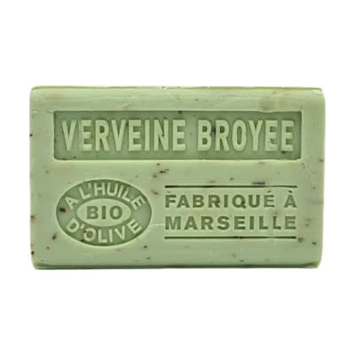 Savon verveine exfoliant à l'huile d'olive aop-bio