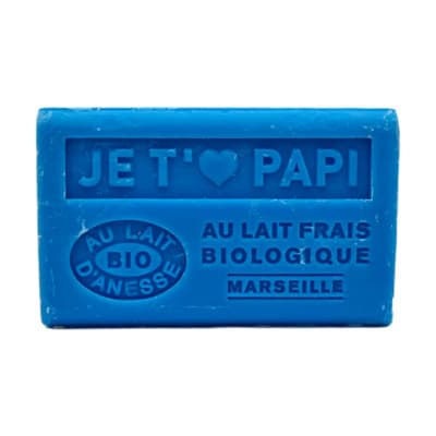 Savon je t'aime papi 125g au lait d'ânesse bio - bell' ânesse en provence