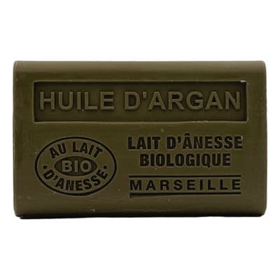 Savon huile d'argan 125g au lait d'ânesse bio - bell' ânesse en provence