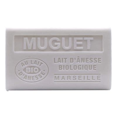 Savon muguet 125g au lait d'ânesse bio - bell' ânesse en provence