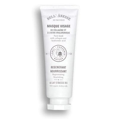 Masque visage régénérant au lait d'ânesse 120ml - bell' ânesse en provence