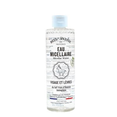 Eau micellaire au lait d'ânesse bio 250ml - bell'ânesse en provence - bell' ânesse en provence