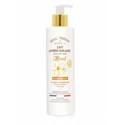 Lait après-solaire au monoï - label monoï