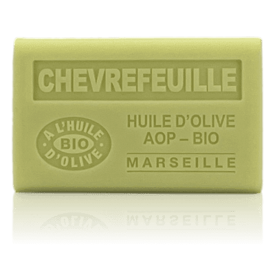 Savon chevrefeuille à l'huile d'olive aop-bio
