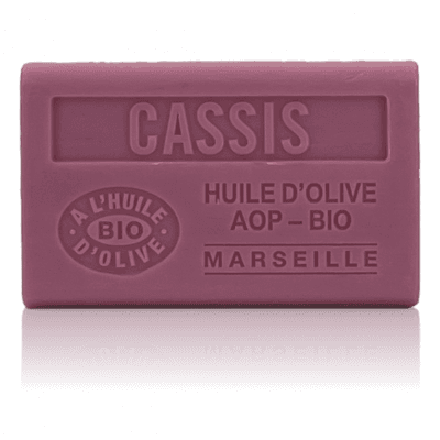 Savon cassis à l'huile d'olive aop-bio