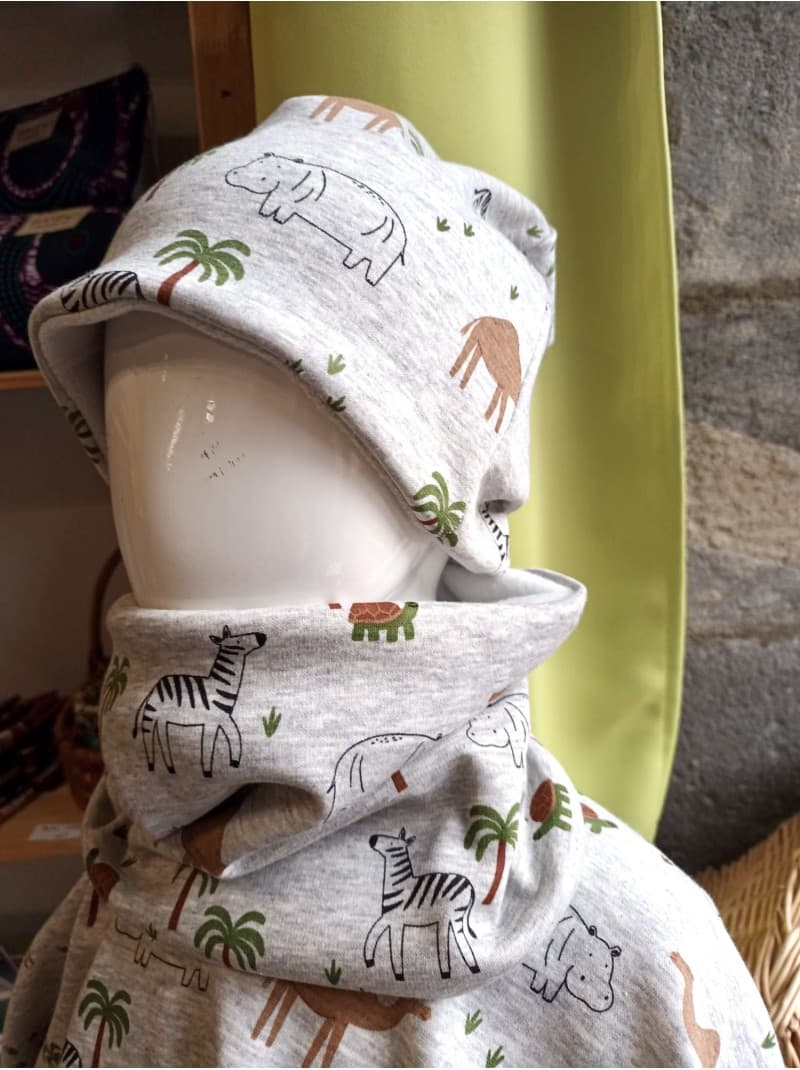 Snood et Beanie Nahel 5 - 10 ans Beanie seul