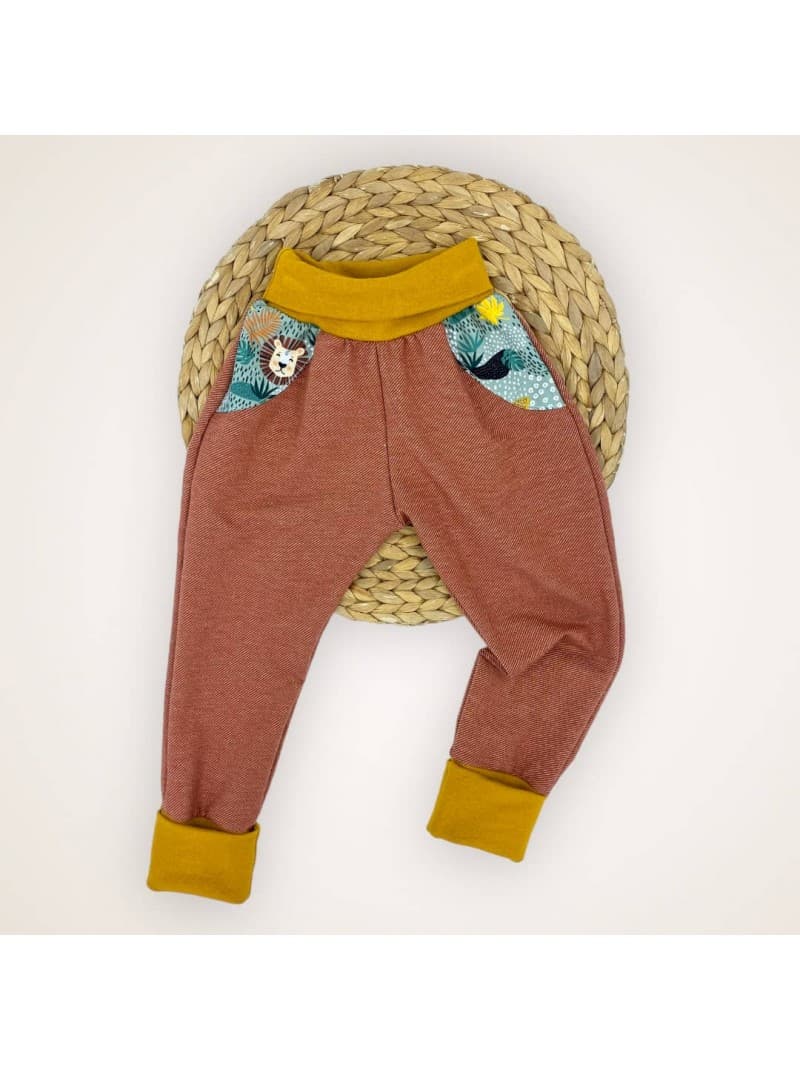 Pantalon évolutif effet jean Léo 5 ans (5 au 8 ans)