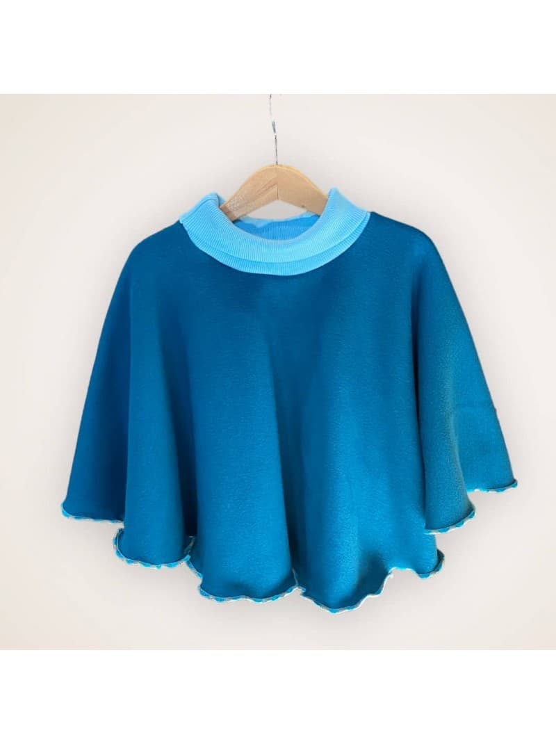 PON Poncho spécial voiture approuvé par Sécurange - Bleu 4 - 8 ans
