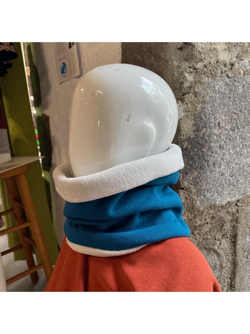 Snood et Beanie bleu 5 - 10 ans Snood + Beanie